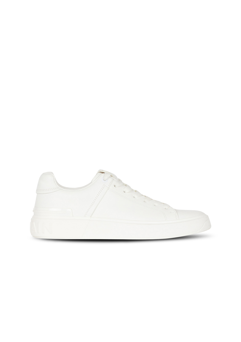 Smooth leather B-Court sneakers, white, hi-res