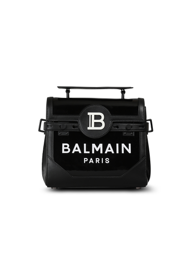 B-Buzz 23 vinyl bag with Balmain Paris logo