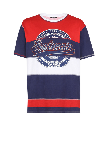 HIGH SUMMER CAPSULE - Cotton T-shirt with Balmain Paris logo print